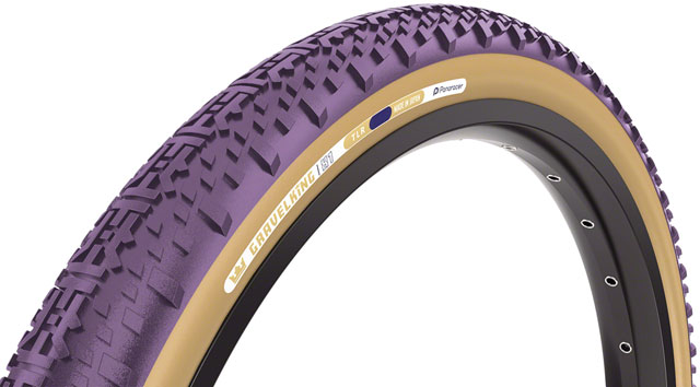 Panaracer GravelKing X1 Tire - 700 x 40, Tubeless, Folding, Purple/Brown
