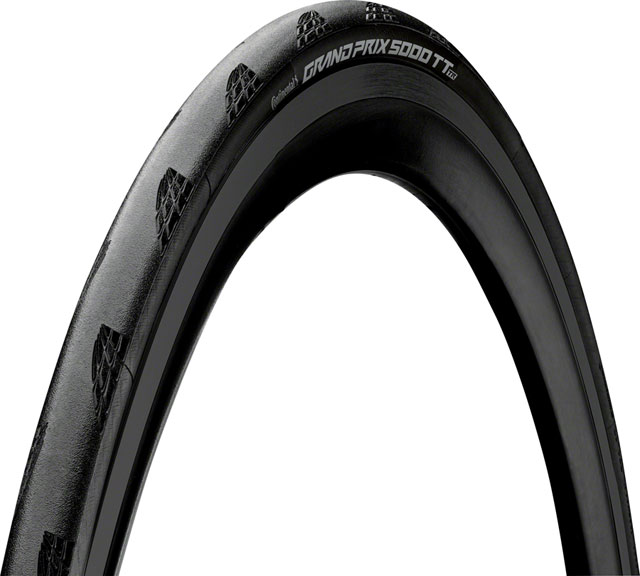Continental Grand Prix 5000 TT TR Tire - 700 x 25, Tubeless, Folding, Black, BlackChili, Vectran Breaker, LazerGrip, ACT