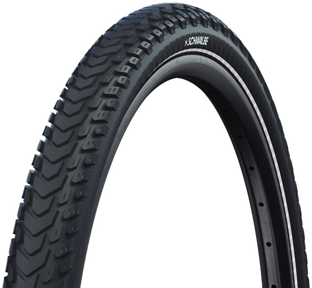 Schwalbe Marathon Mondial Tire - 700 x 50, Clincher, Wire, Black/Reflective, Performance Line, RaceGuard, Double Defense, Addix