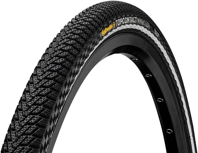 Continental Top Contact Winter II Premium Tire - 700 x 42, Clincher, Folding, Black/Reflex, Vectran Breaker, E50