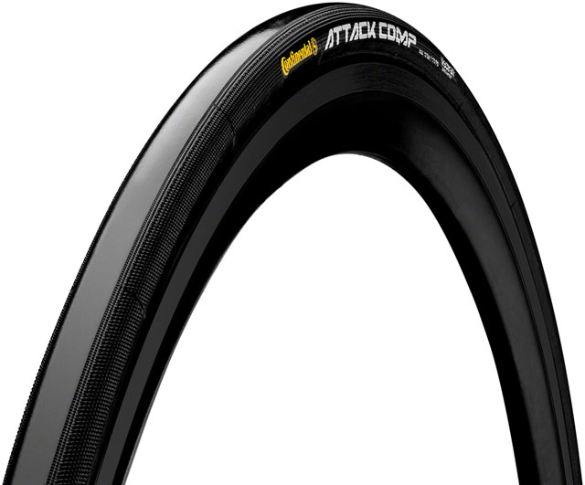 Continental Attack Comp Tire - 700 x 22, Tubular, Folding, Black, BlackChili, Vectran Breaker
