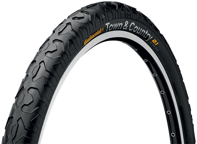 Continental Town and Country Tire - 26 x 2.10, Clincher, Wire, Black