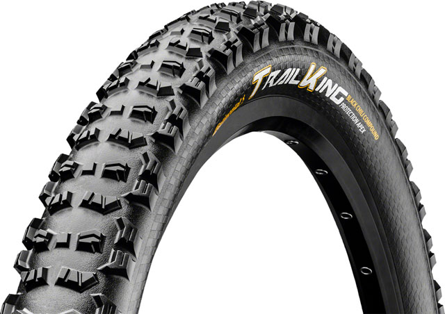 Continental Trail King Tire - 27.5 x 2.20, Tubeless, Folding, Black, BlackChili, ProTection, Apex