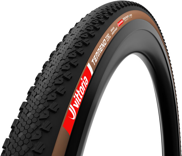 Vittoria Terreno T30 Fine Loose Tire - 700 x 40, Tubeless, Folding, Black/Brown, Gravel Endurance, Graphene, G2.0