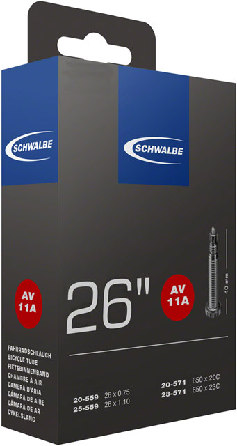 Schwalbe Standard Tube - 26 x 1, 40mm Presta Valve