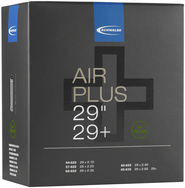 Schwalbe Air Plus Tube - 29 x 2.1 - 2.6, Schrader Valve