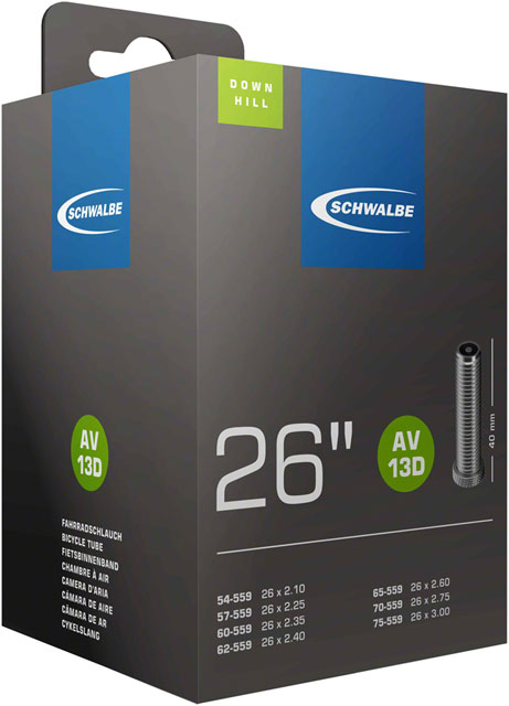 Schwalbe Downhill Tube - 26 x 2.10 - 3.0, 40mm Schrader Valve