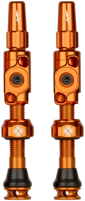Muc-Off Big Bore Lite Tubeless Valve Stems - Medium, 35mm, -Orange
