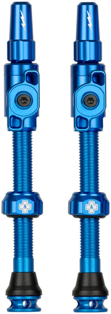 Muc-Off Big Bore Lite Tubeless Valve Stems - Large, 45mm, -Blue