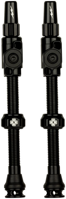 Muc-Off Big Bore Lite Tubeless Valve Stems - XLarge, 60mm, Black