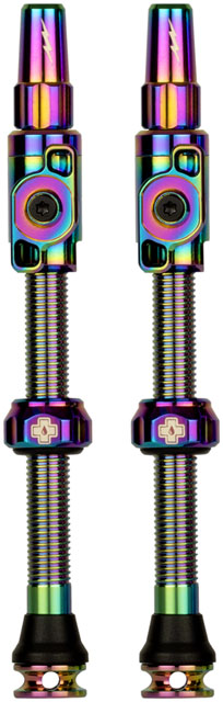 Muc-Off Big Bore Lite Tubeless Valve Stems - XLarge, 60mm, Iridescent