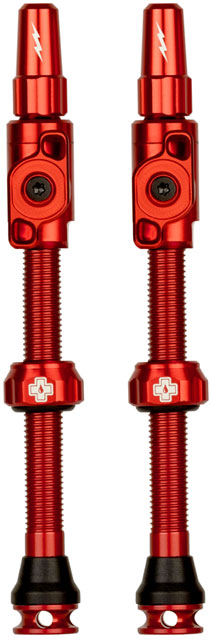 Muc-Off Big Bore Lite Tubeless Valve Stems - XLarge, 60mm, Red