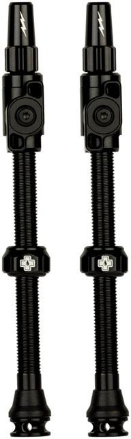 Muc-Off Big Bore Lite Tubeless Valve Stems - 2XLarge, 70mm,  Black