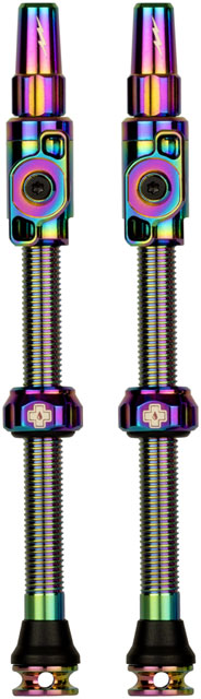 Muc-Off Big Bore Lite Tubeless Valve Stems - 2XLarge, 70mm,  Iridescent