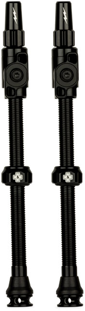 Muc-Off Big Bore Lite Tubeless Valve Stems - 3XLarge, 80mm, Black