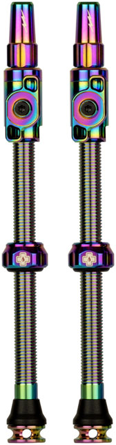 Muc-Off Big Bore Lite Tubeless Valve Stems - 3XLarge, 80mm, Iridescent