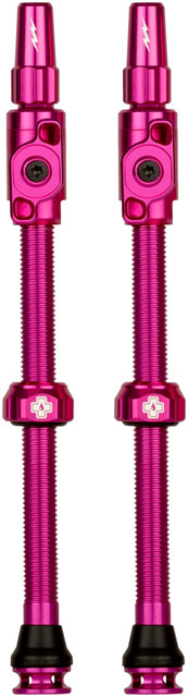 Muc-Off Big Bore Lite Tubeless Valve Stems - 3XLarge, 80mm, Pink