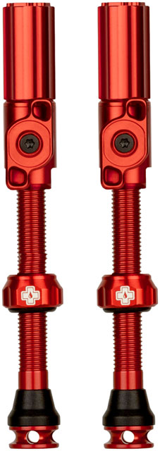 Muc-Off Big Bore Hyrid Tubeless Valve Stems - Large, 45mm, Red