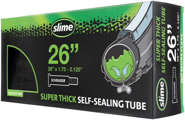 Slime Thick Smart Tube - 26 x 1.75 - 2.125, Schrader Valve