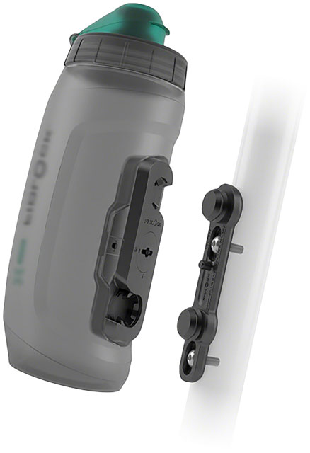 Fidlock Water Bottle Cage Set - 590ml, Antibacterial, Smoke