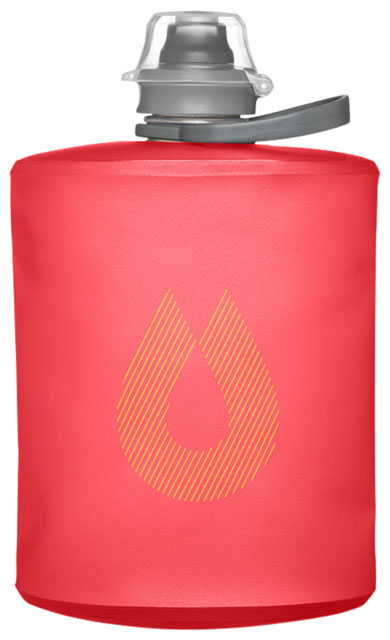 Hydrapak Stow Mountain Flexible Water Bottle - 500mL, Redwood