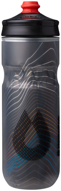 Hydrapak Polar Surge Ascent Insulated Water Bottle - 20oz, Black