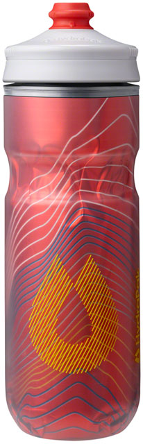 Hydrapak Polar Surge Ascent Insulated Water Bottle - 20oz, Red