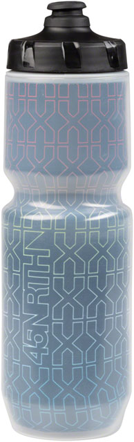 45NRTH Decade Insulated Purist Water Bottle - Black/Red/Blue Gradient, 23oz