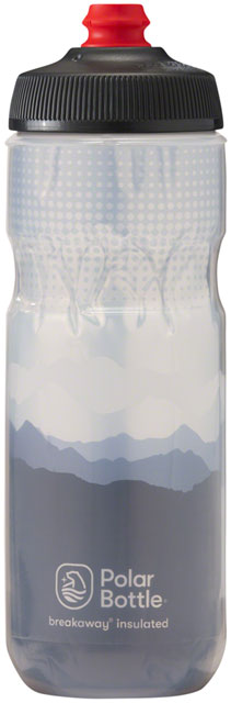 Polar Bottles Breakaway Insulated Dawn To Dusk Water Bottle -  Charcoal/White, 20oz