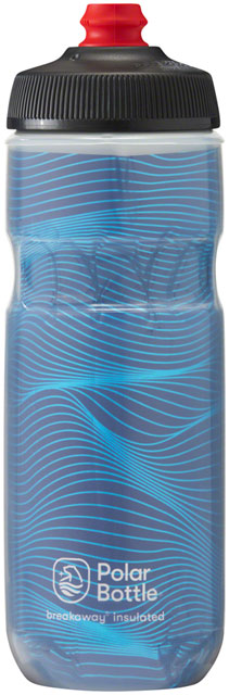 Polar Bottles Breakaway Insulated Jersey Knit Water Bottle - Night Blue, 20oz