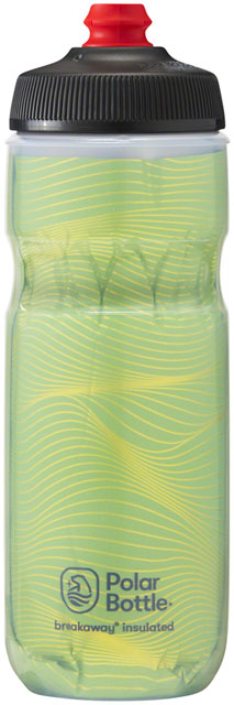 Polar Bottles Breakaway Insulated Jersey Knit Water Bottle - Highlighter, 20oz