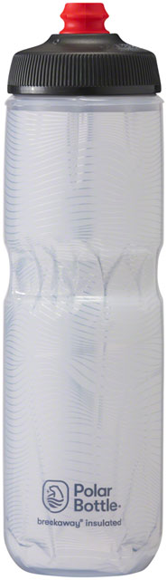 Polar Bottles Breakaway Insulated Jersey Knit Water Bottle - White, 24oz