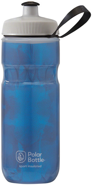 Polar Bottles Sport Insulated Fly Dye Water Bottle - Electric Blue, 20oz