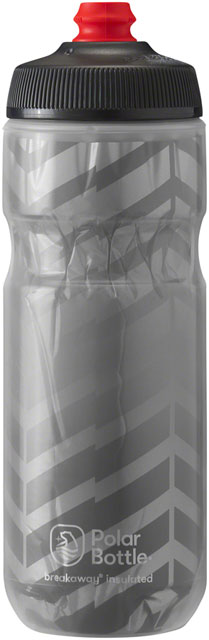 Polar Bottles Breakaway Bolt Insulated Water Bottle - 20oz, Charcoal/Silver