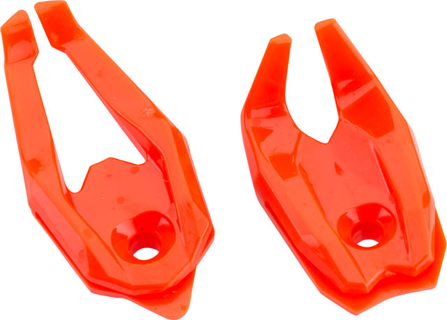 XLAB Raptor Talons Water Bottle Cage End Pieces: Orange, Pair