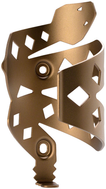 PDW Rattlesnek Kej Water Bottle Cage - Desert Gold, Left Opening