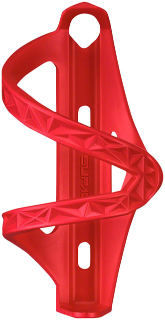 Supacaz Side Swipe Bottle Cage - Right Side Entry, Red