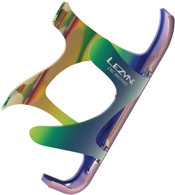 Lezyne CNC Water Bottle Cage, Neo Metallic
