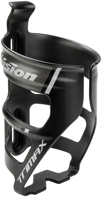 Vision TriMax High Grip Bottle Cage, Matte Finish, Secure Retention, Road/Gravel Use – Matte Black
