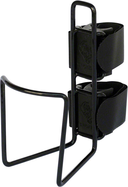 TwoFish QuickCage 40oz Water Bottle Cage: Vinyl Coated Black, No Bottle Included