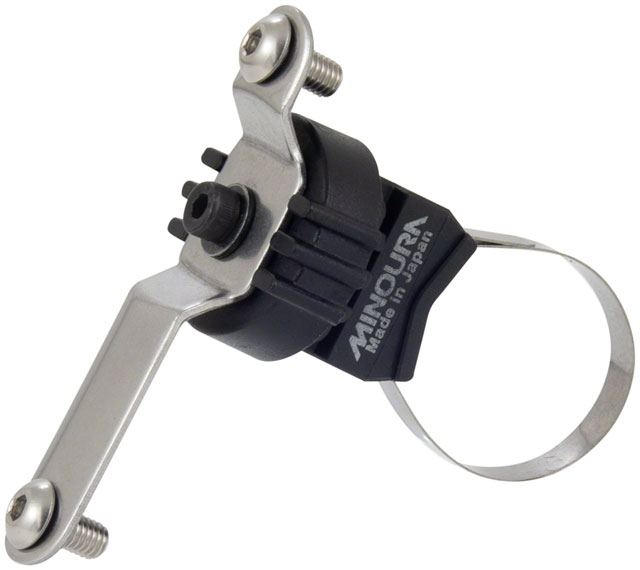 Minoura Clamp-on Bottle Cage Holder -  22-35mm, Black