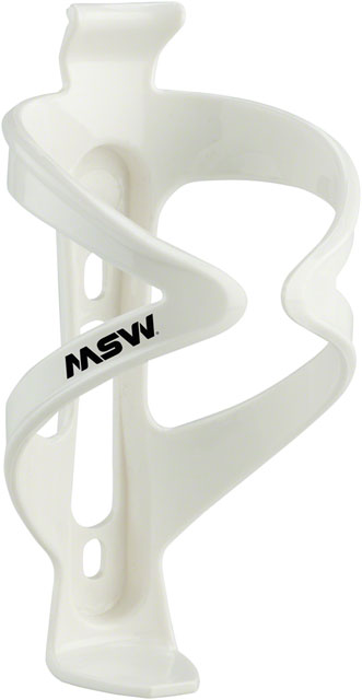 MSW PC-150 Composite Water Bottle Cage White