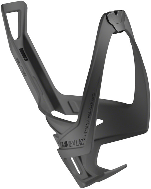 Elite SRL Cannibal XC Skin Water Bottle Cage: Black/Black Graphic