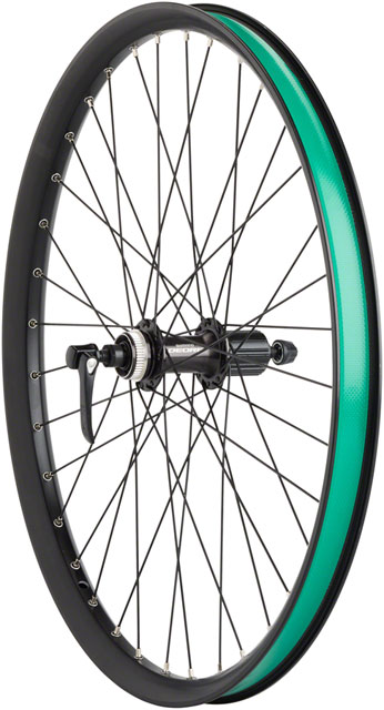 Benno Rear Wheel - Boost 2020-21, Shimano HG, Center-Lock, QRX135mm, 24", Clincher, Black