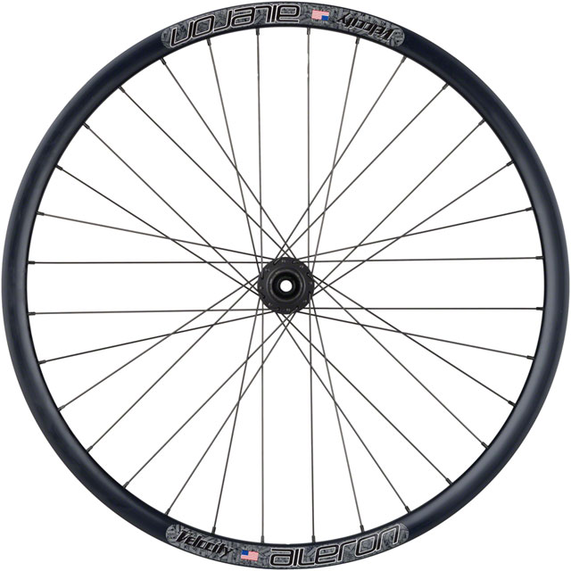 Quality Wheels Bear Pawls / Velocity Aileron Rear Wheel - 700c, 12 x 142mm, Center-Lock, HG 10, Black, 32H
