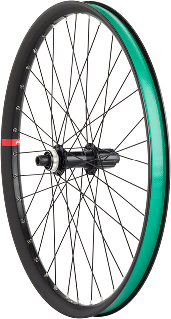 Benno Rear Wheel - 46er, Shimano HG, Center-Lock, 12mm Thru x 148mm, 24", Clincher, Black