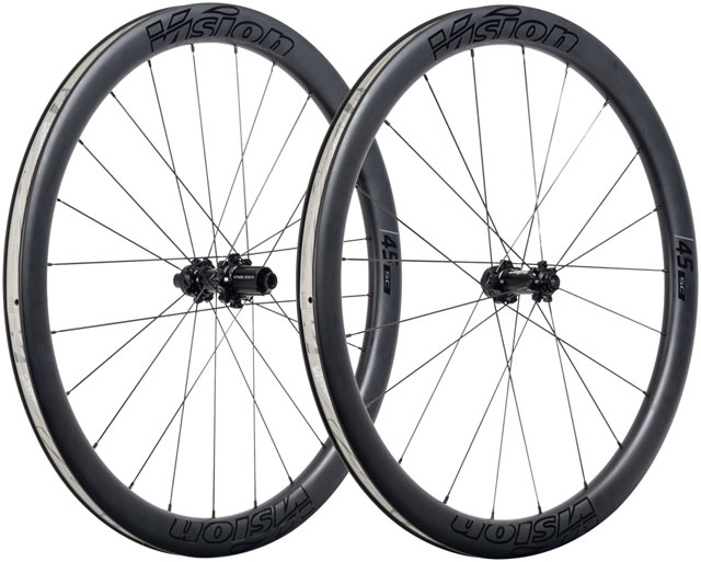 Vision SC45 TL Wheelset - 700, 12 x 100/142, Center-Lock, HG 11, Black