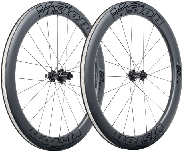 Vision SC60 TL Wheelset - 700, 12 x 100/142, Center-Lock, HG 11, Black