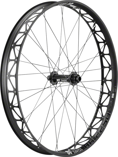 DT Swiss Big Ride 2250 Classic Front Wheel - 26", 15 x 150mm, Center-Lock, Black/White, Clincher