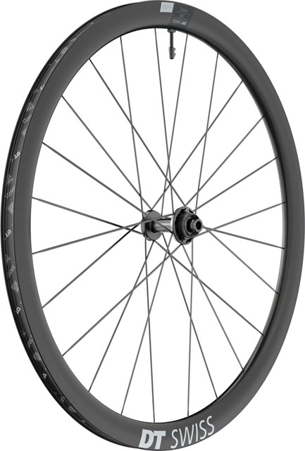 DT Swiss ARC 1400 DiCut 38 Front Wheel - 700, 12 x 100mm, Center-Lock, Black